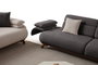 Atelier Del Sofa Bonjo Walnut - Anthracite Sofá de 3 Plazas